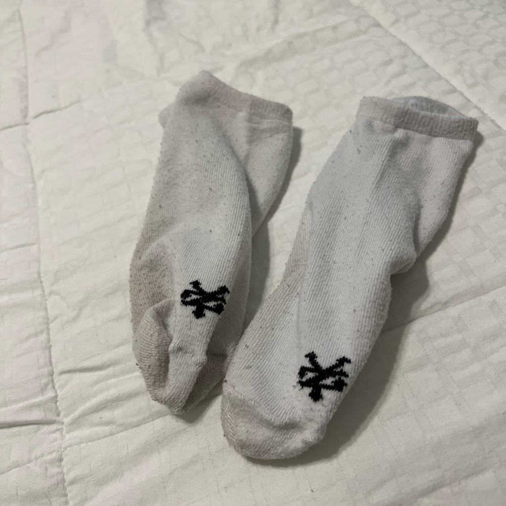 Heavily used gym socks from real jock